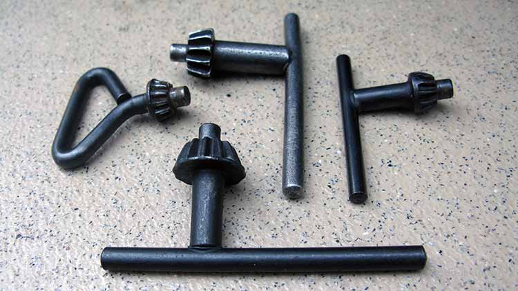 Drill Chuck Keys 10mm 3/8" and 13mm 1/2" Black Replacement Chuck Key TooYJUSHARZ 