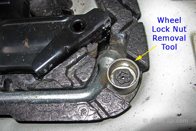 Wheel Removal - Wheel Lock Nut Removal Tool
