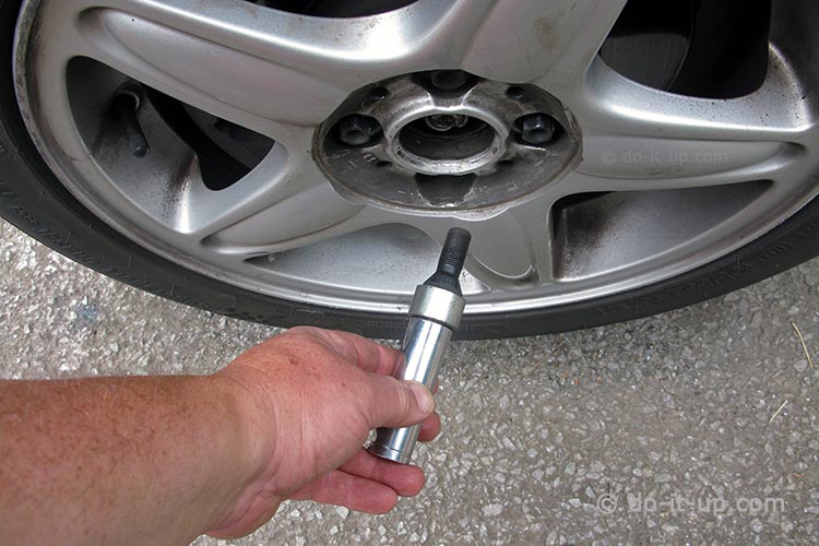 Wheel Removal - Removing the Wheel Nuts