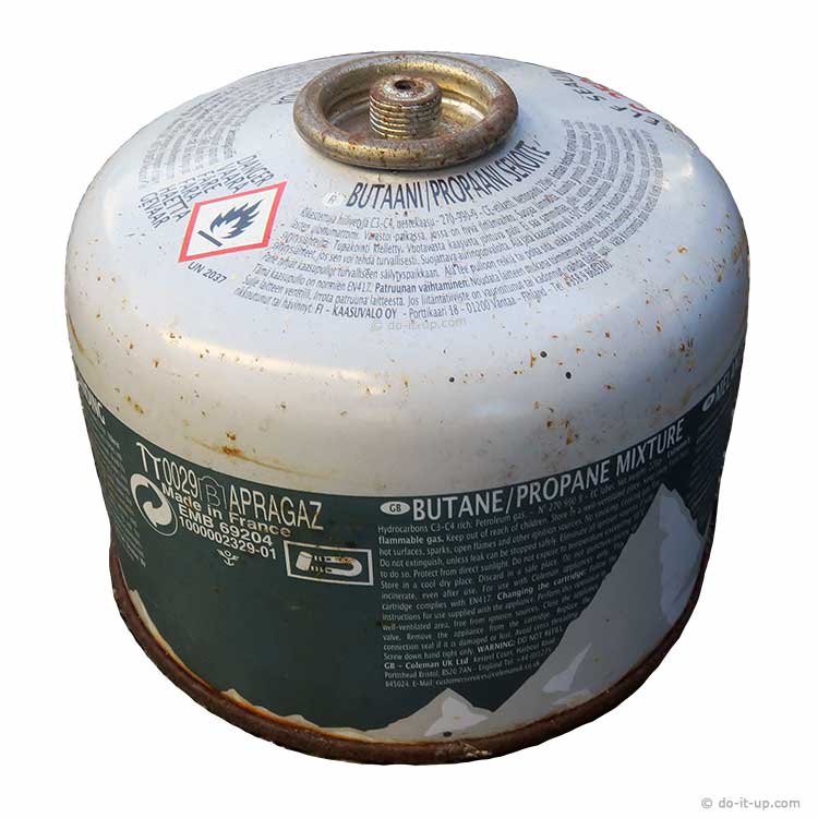 An old Butane/Propane Mix Gas Canister