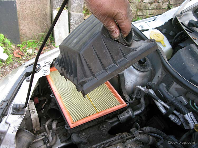 Opening The Air Filter Box to Inspect the Air Filter