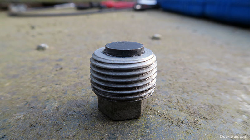 Magnetic Oil Drain Sump Plug (Cleaned of Trapped Metal Burrs and Filings)