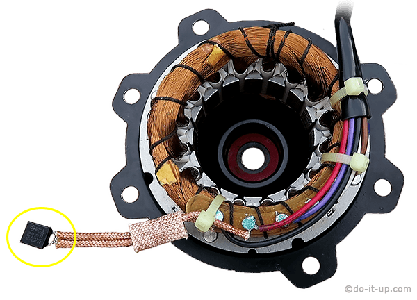 Electric Motor - Non Resettable Thermal Fuse