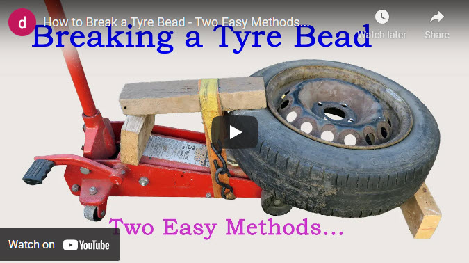 How to Break a Tyre Bead