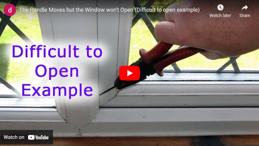 How to Open a Jammed, Seized, Stuck uPVC Window
