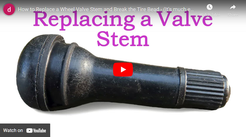 How to Replace a Tyre Valve Stem