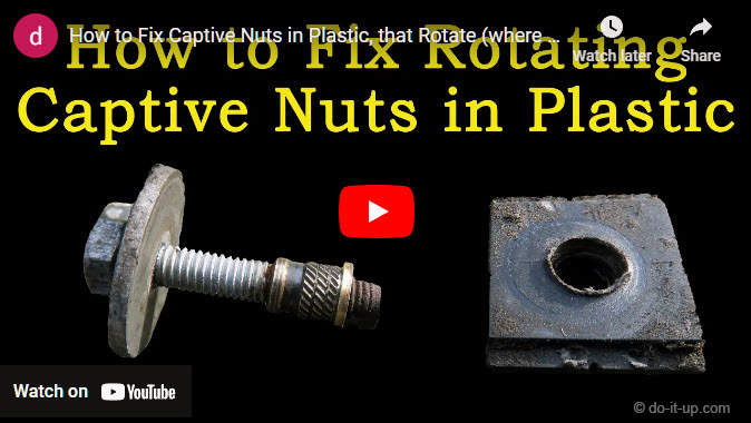 How to Fix Rotating Nuts in Plastic That Won’t Come Undone