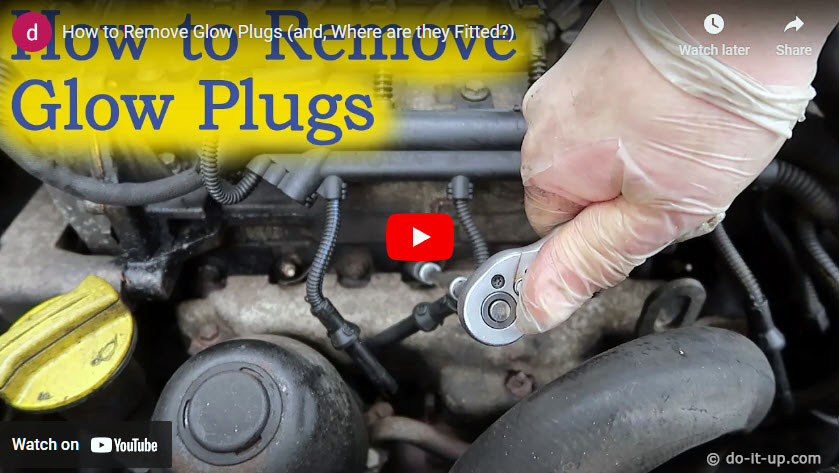 How to Remove Glow Plugs and Where are they Fitted.