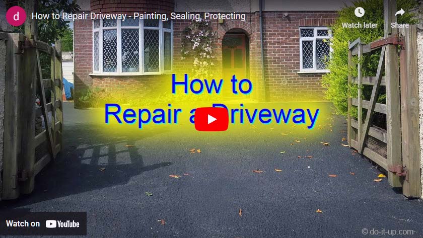 How to Repair Driveway - Painting, Sealing, Protecting