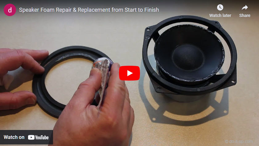 How to Repair Your Speaker Surround