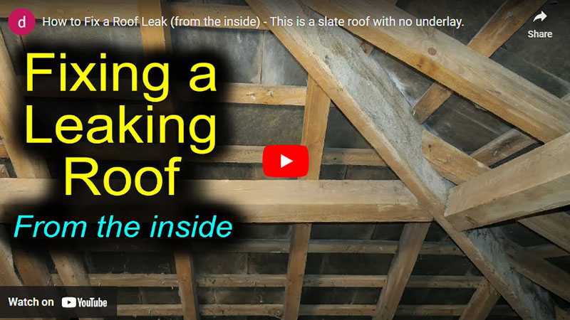 A Leaking Slate Roof (Video)