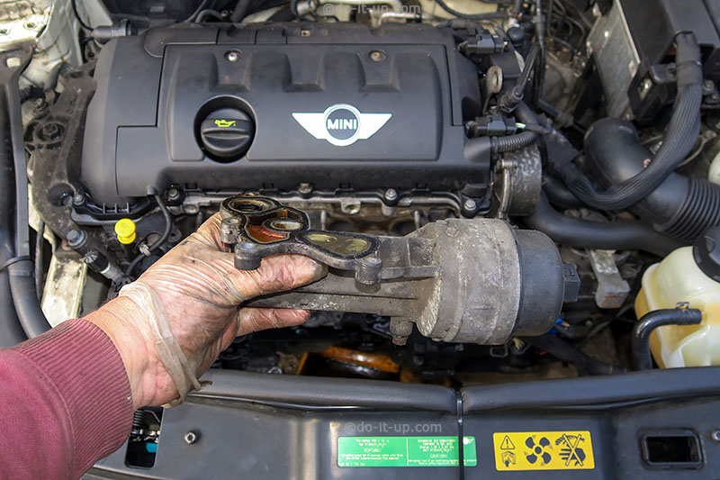 Oil Leaks - The Oil Filter Housing Seal (This example is fitted to a 1.6 Litre Petrol Engine, BMW, Citroën, Mini & Peugeot)
